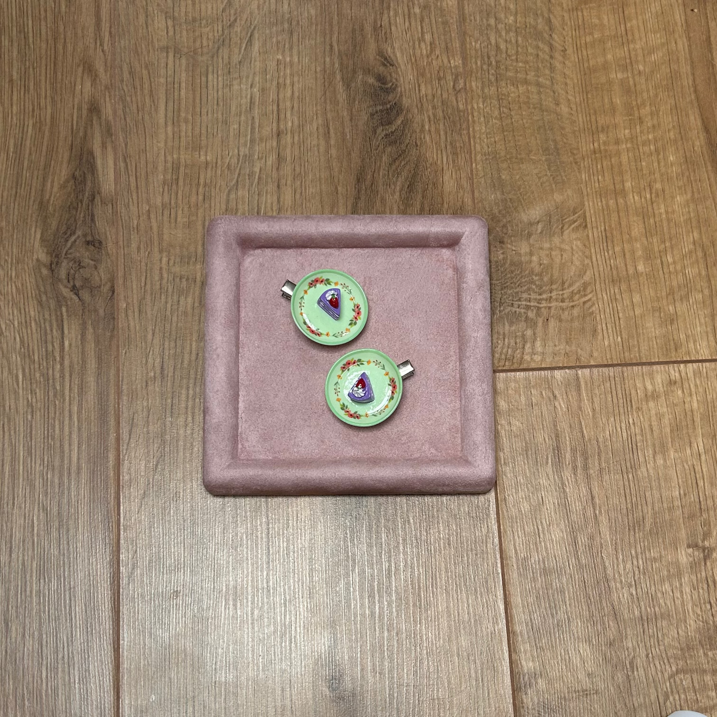 Petite Plate Clips - Green
