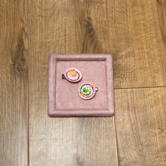 Petite Plate Clips - Pink